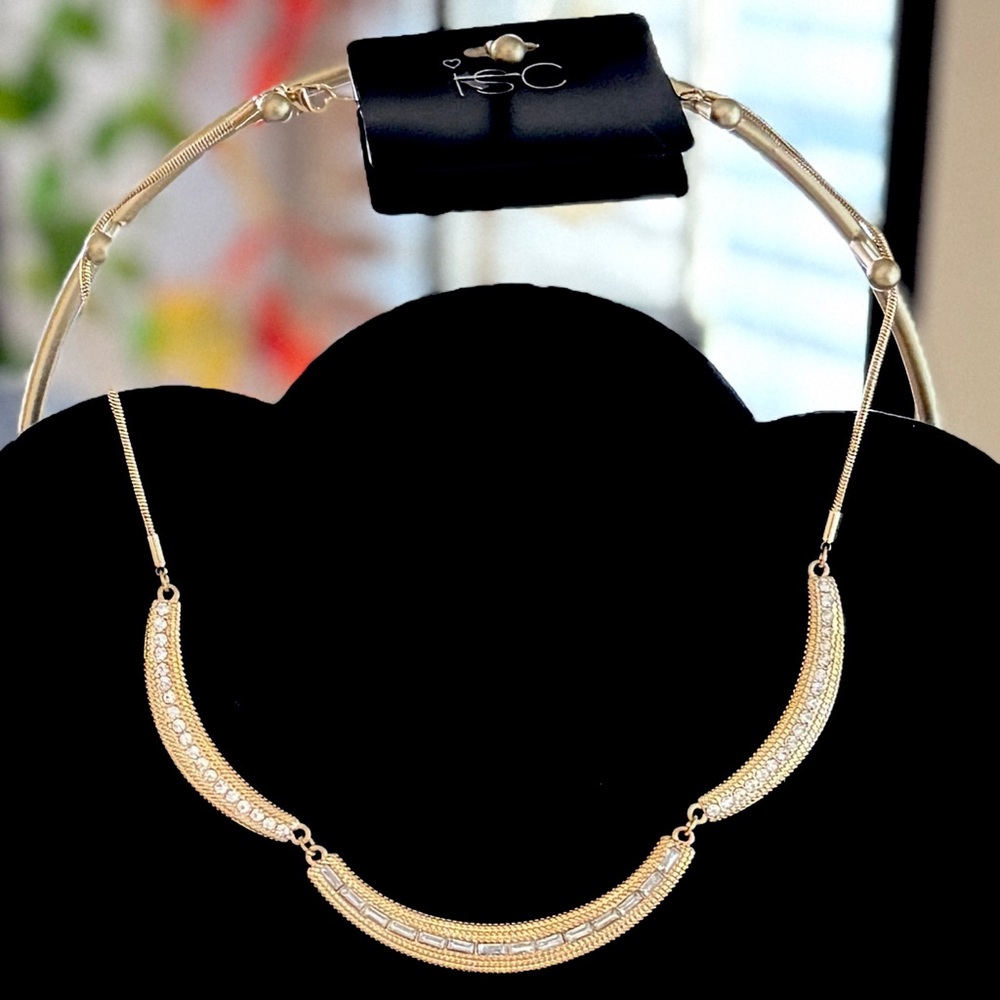 ISC Rhinestone Choker Necklace